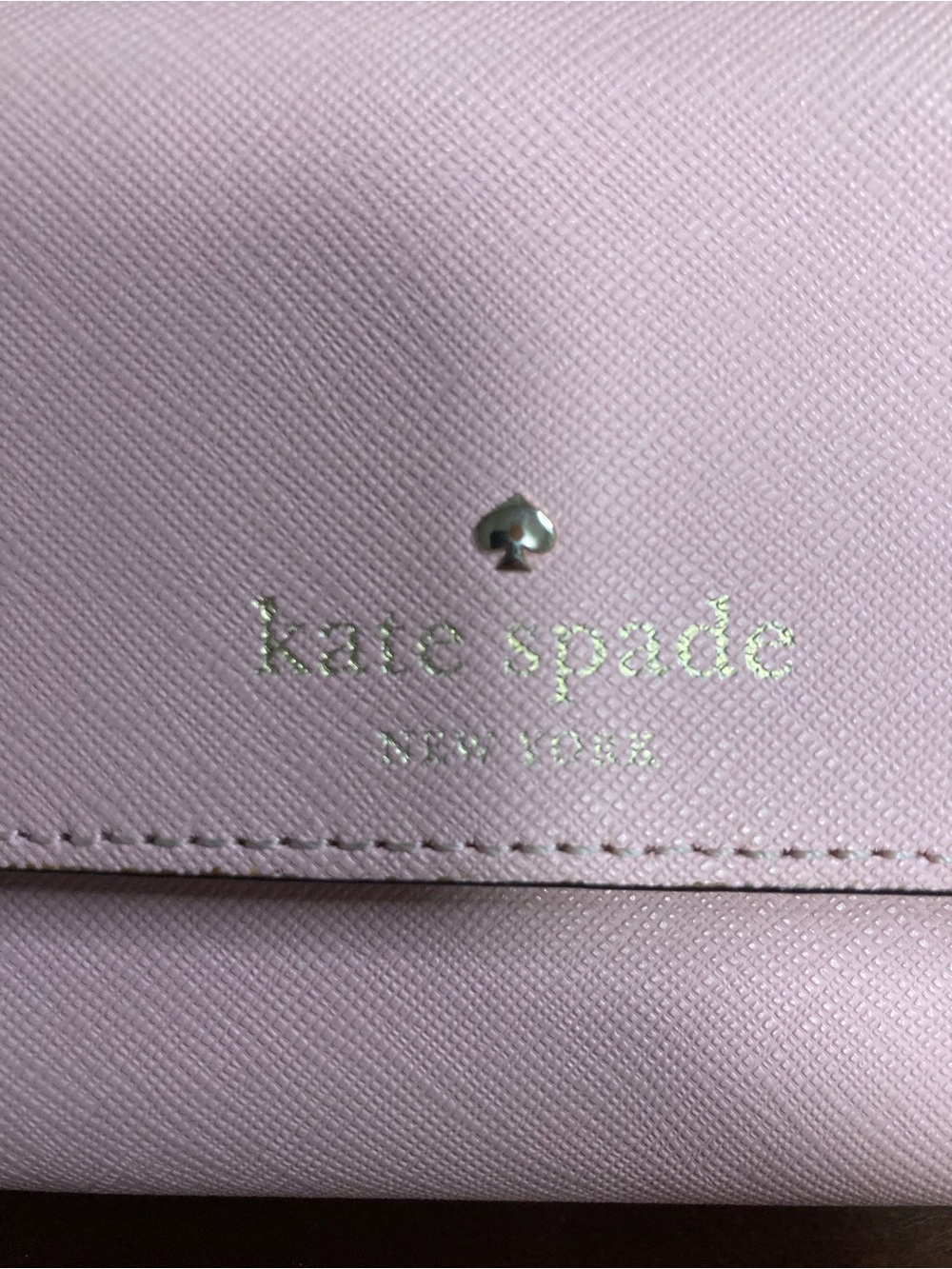 Kate Spade New York Cedar Street Tri-Fold Saffiano Leather Wallet On Chain NWOT - Picture 3 of 14